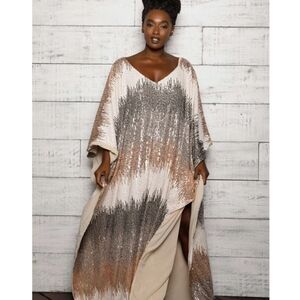 JIBRI | Sequined Maxi Dress